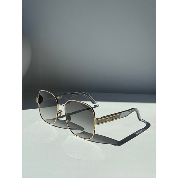 NEW Dior Signature S5U Square Sunglasses in Gold Grey - Picture 5 of 7